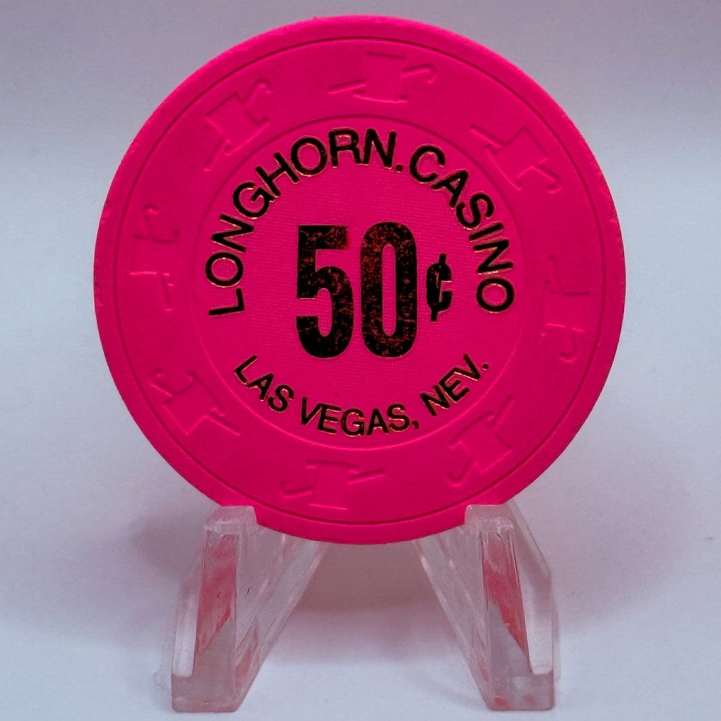 Longhorn Casino Las Vegas Nevada 1999 $0.50 Casino Chip V4760