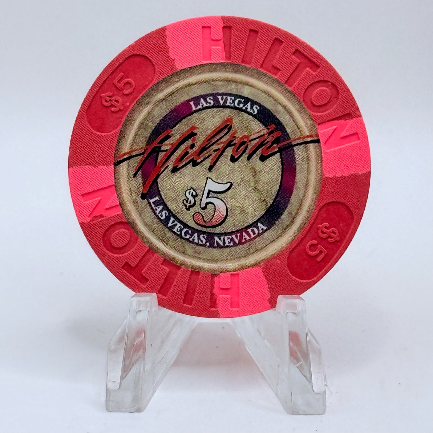 Las Vegas Hilton Las Vegas Nevada 2002 $5 Casino Chip V9020