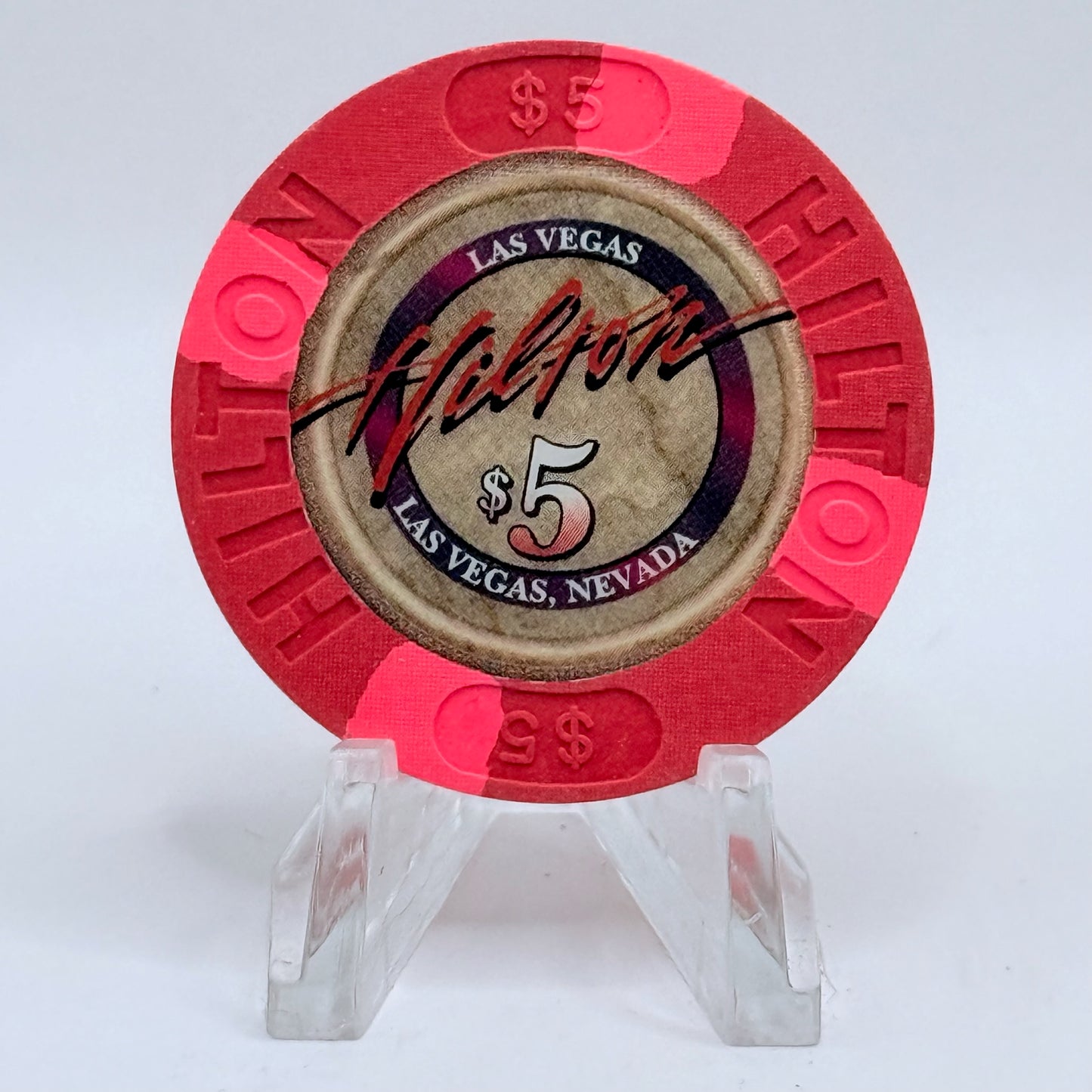Las Vegas Hilton Las Vegas Nevada 2002 $5 Casino Chip V9020