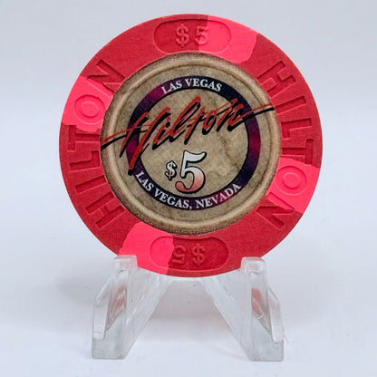 Las Vegas Hilton Las Vegas Nevada 2002 $5 Casino Chip V9020