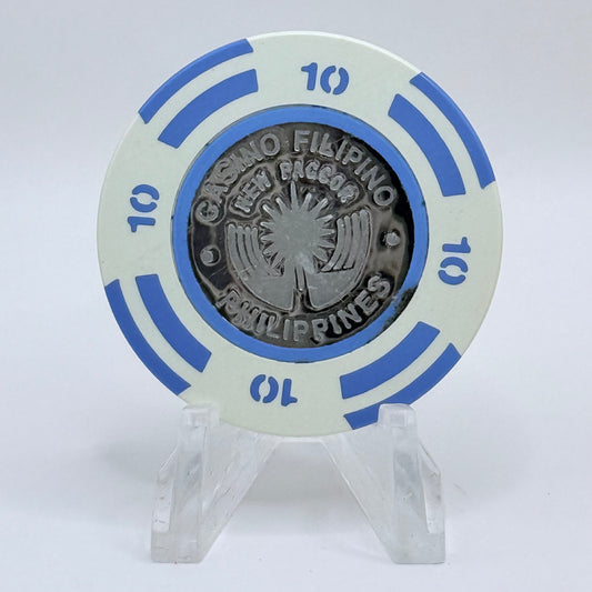 PAGCOR (Casino Filipino) Manila Philippines $10 Casino Chip