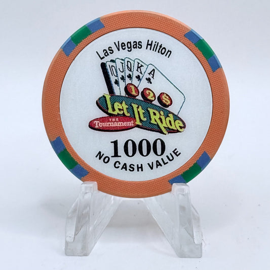 Las Vegas Hilton Las Vegas Nevada 1996 'Tournament Chip' $1000 NCV Casino Chip N9930