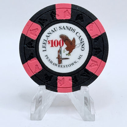 Leelanau Sands Casino Peshawbestown Michigan Series 7 $100 Casino Chip