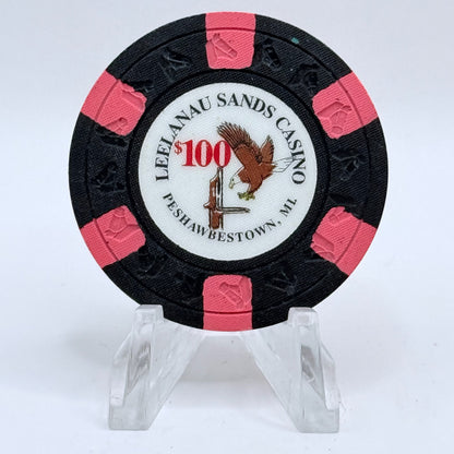 Leelanau Sands Casino Peshawbestown Michigan Series 7 $100 Casino Chip