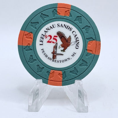 Leelanau Sands Casino Peshawbestown Michigan Series 9 $25 Casino Chip