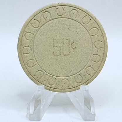 Bank Club Ely Nevada 1953 $0.50 Casino Chip N4412