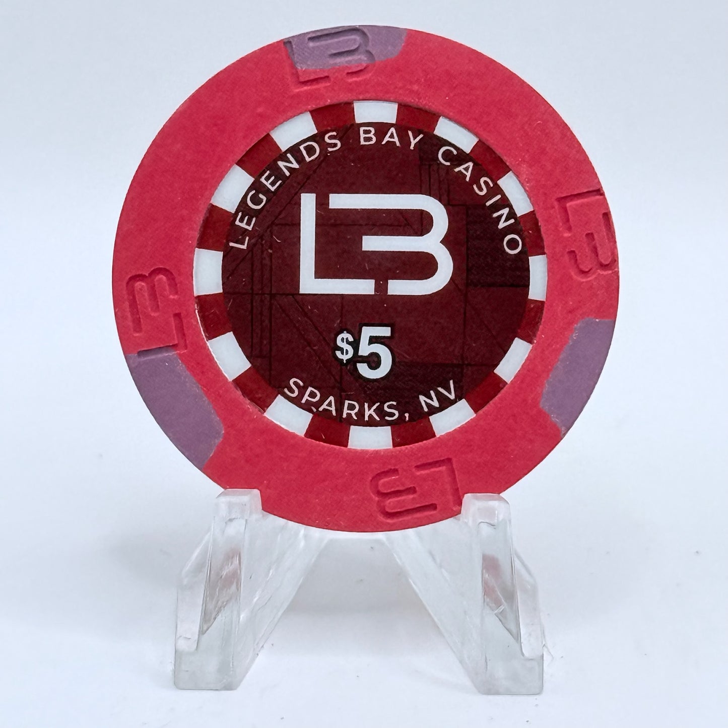 Legends Bay Casino Sparks Nevada 2022 $5 Casino Chip D3778