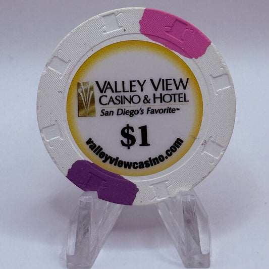 Valley View Casino Valley Center California $1 Casino Chip