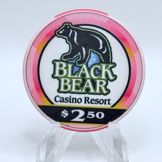 Black Bear Carlton Minnesota $2.50 Casino Chip