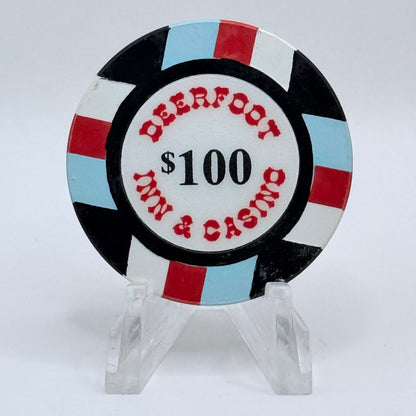 Deerfoot Inn & Casino Calgary Alberta $100 Casino Chip