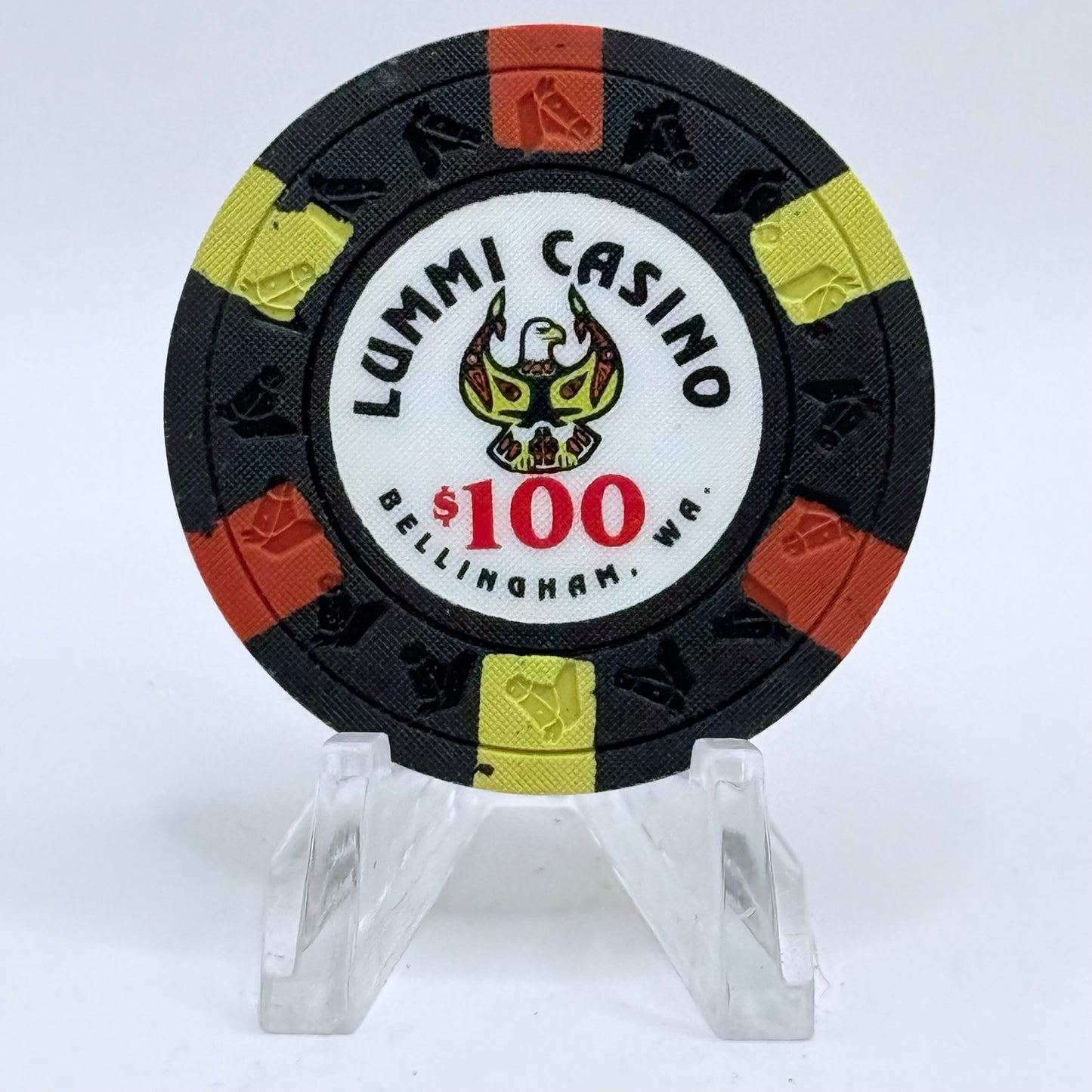 Lummi Casino Bellingham Washington $100 Casino Chip