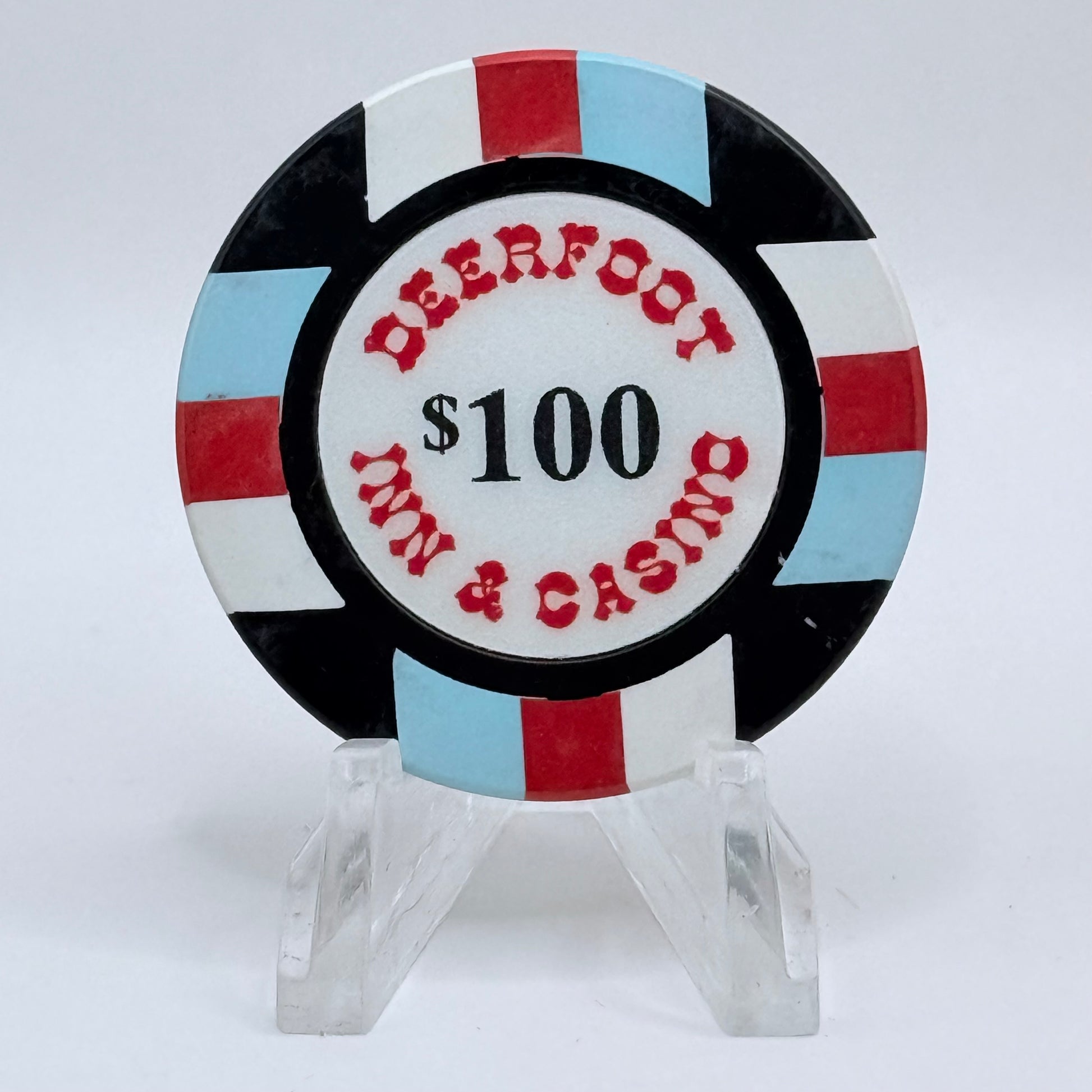 Deerfoot Inn & Casino Calgary Alberta $100 Casino Chip