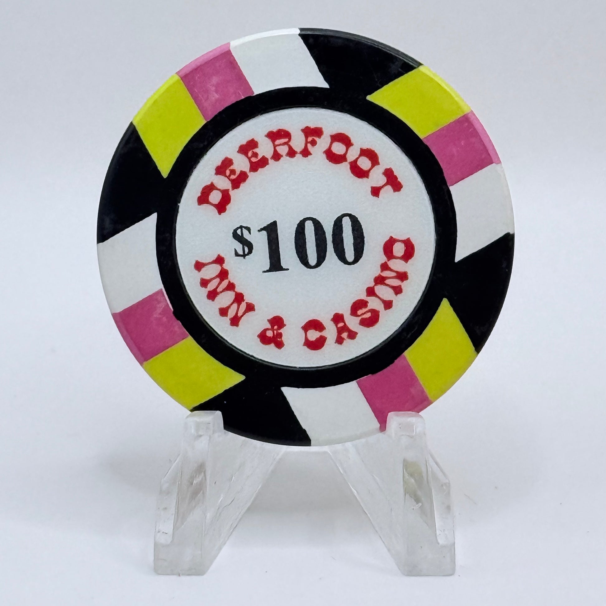 Deerfoot Inn & Casino Calgary Alberta $100 Casino Chip