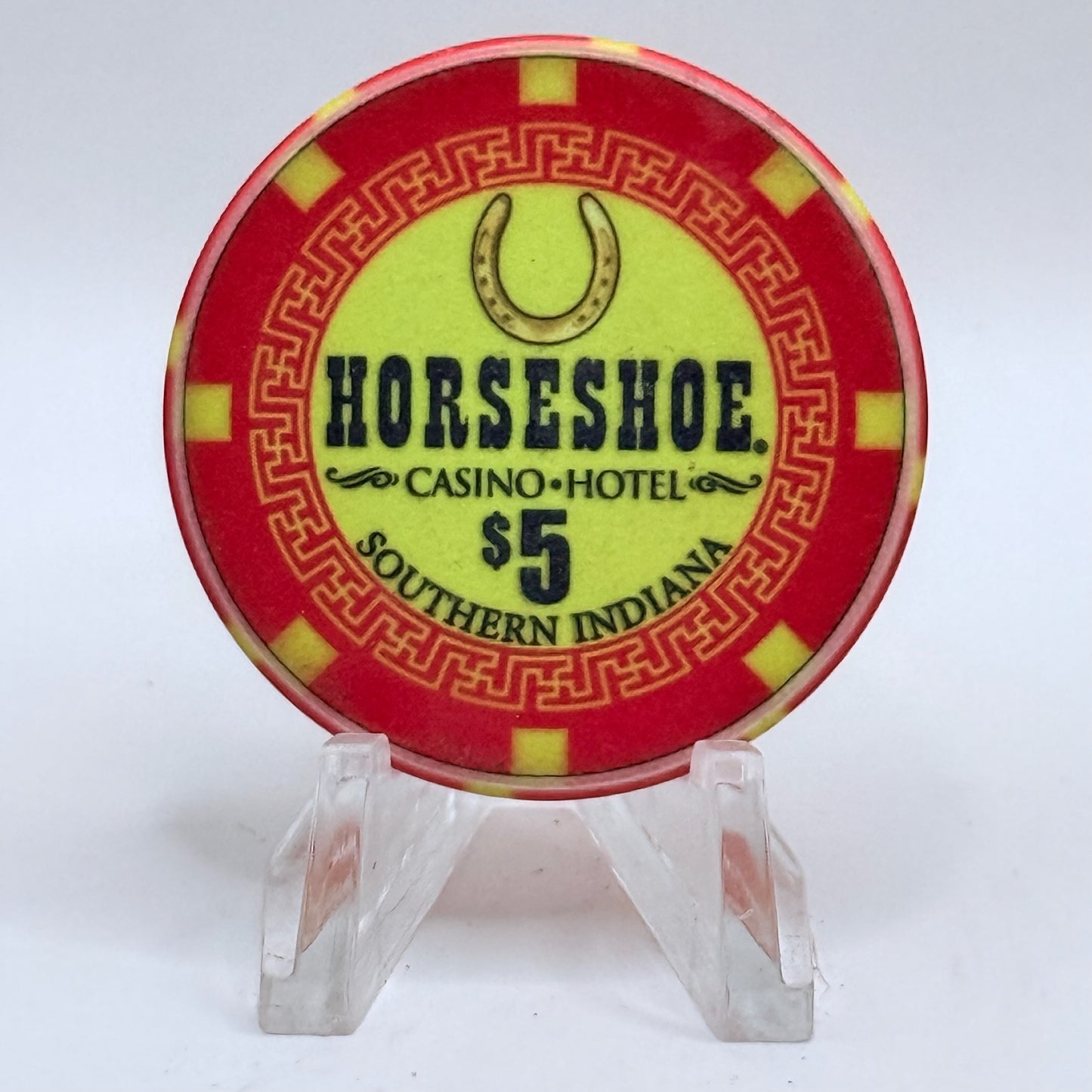 Horseshoe Southern Indiana Casino Elizabeth Indiana 2009 'Year Of The Ox' LE $5 Casino Chip