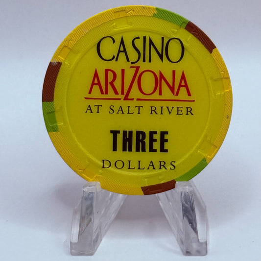 Casino Arizona at Salt River Scottsdale Arizona Series 1 $3 Casino Chip