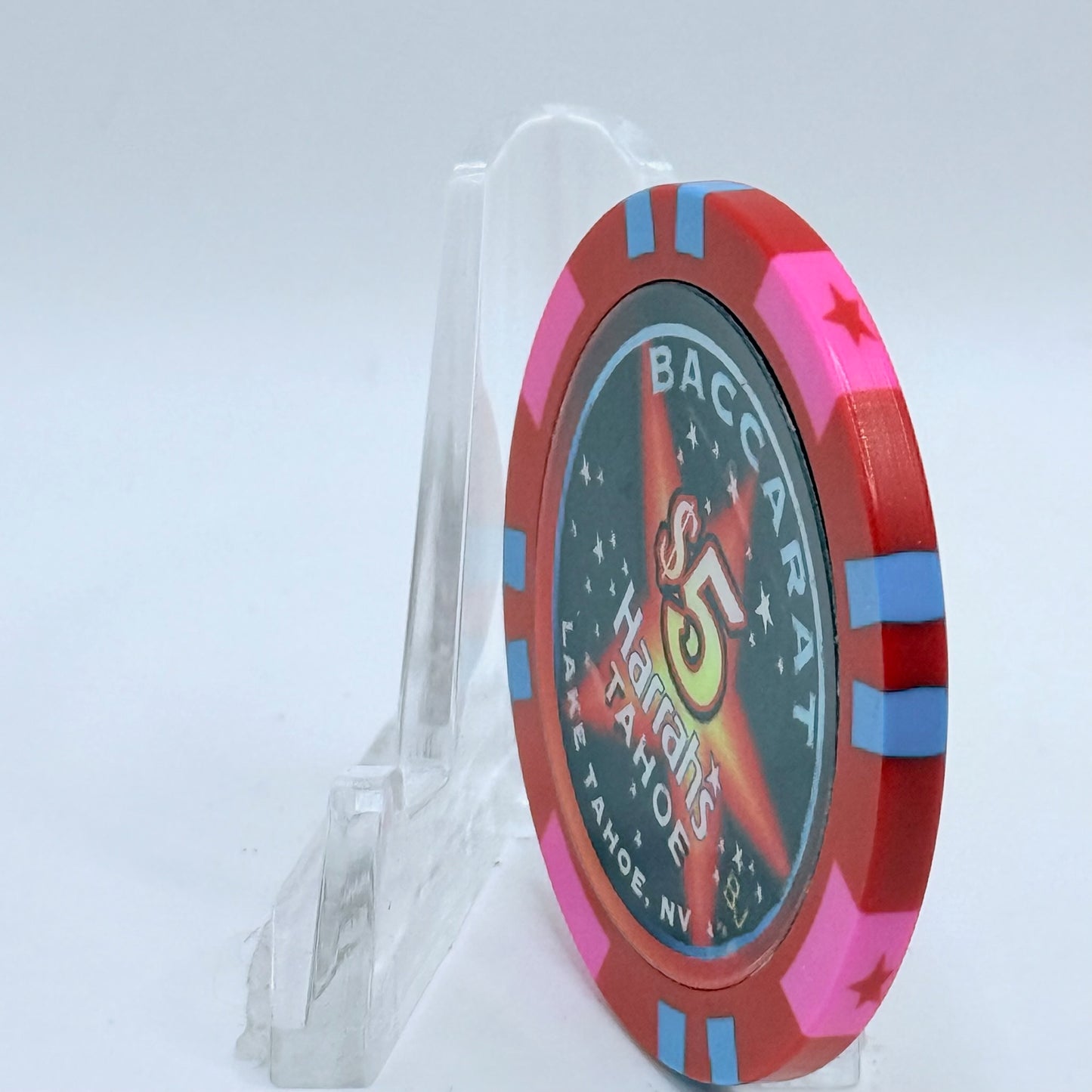 Harrah's Lake Tahoe Nevada 2000 $5 Casino Chip V6845