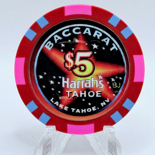 Harrah's Lake Tahoe Nevada 2000 $5 Casino Chip V6845