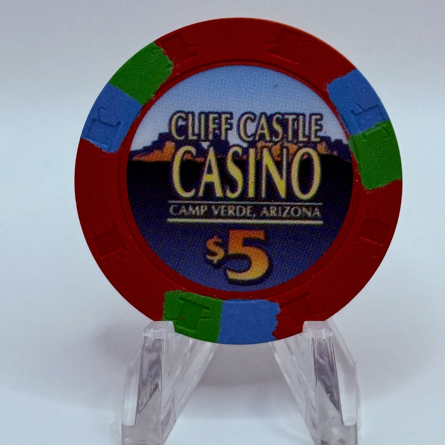 Cliff Castle Casino Hotel Camp Verde Arizona $5 Casino Chip
