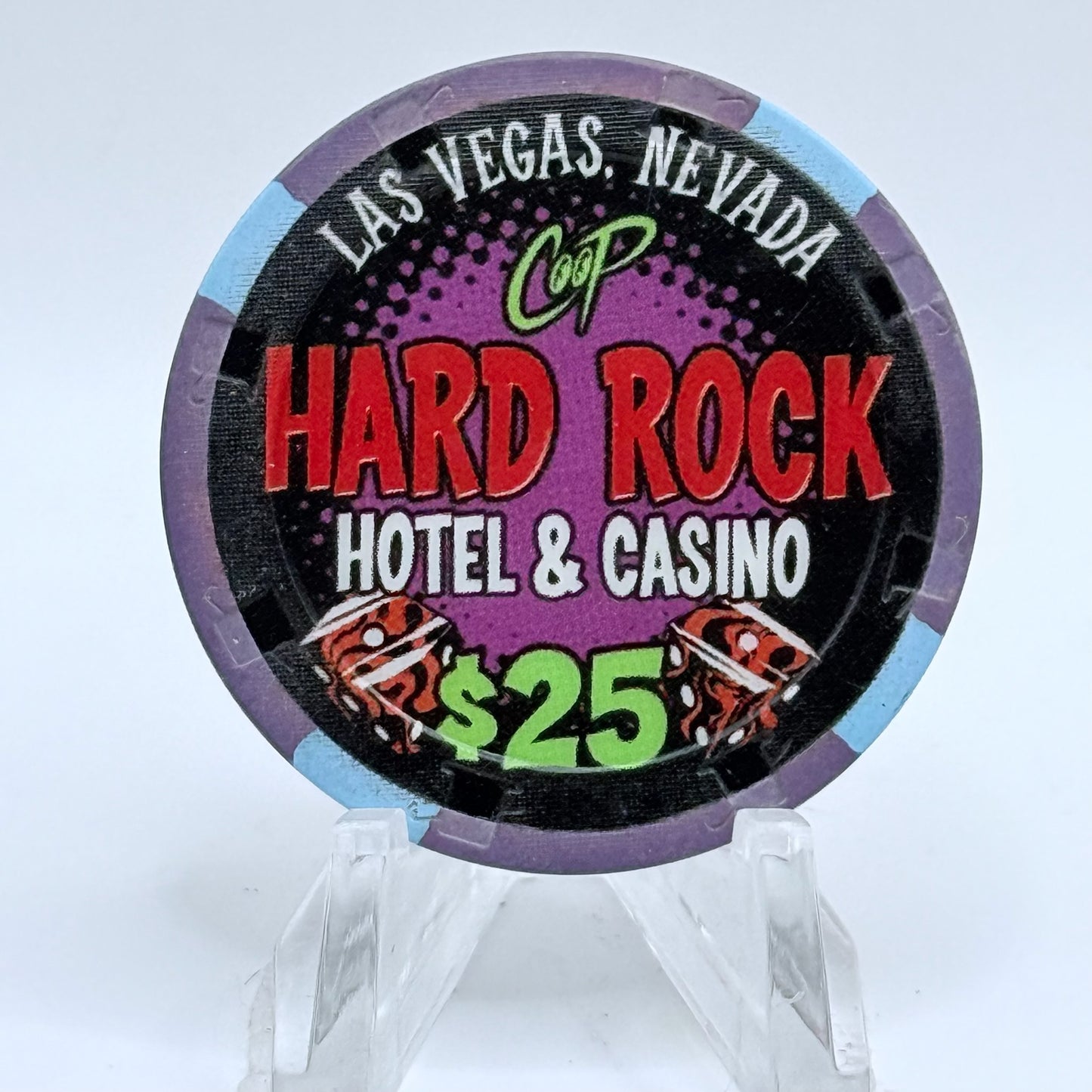 Hard Rock - Las Vegas Las Vegas Nevada 2005 LE $25 Casino Chip E4219