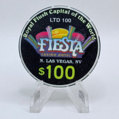 Fiesta Rancho N. Las Vegas Nevada 2000 'First Chip Of The Millennium' LE $100 Casino Chip V4129