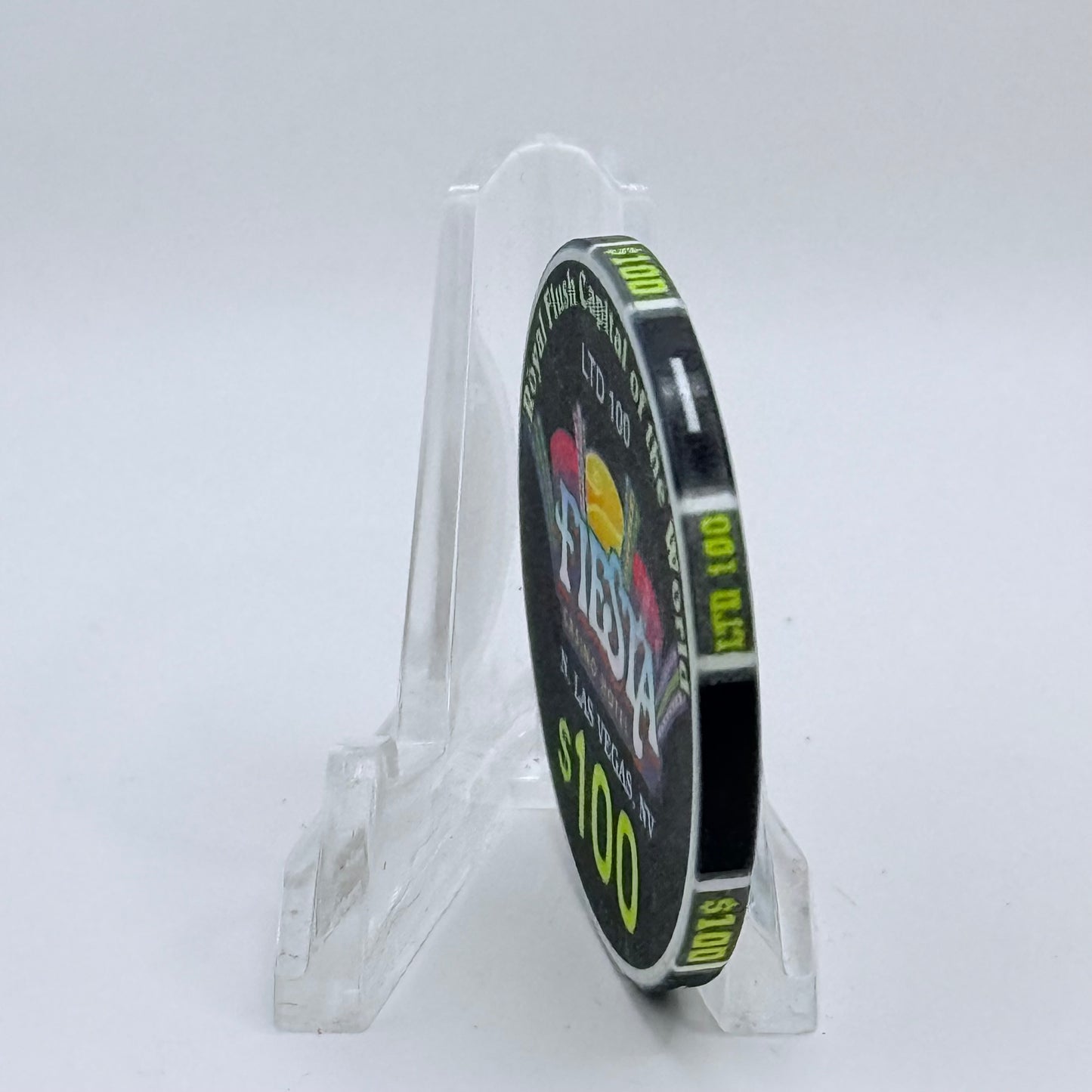 Fiesta Rancho N. Las Vegas Nevada 2000 'First Chip Of The Millennium' LE $100 Casino Chip V4129