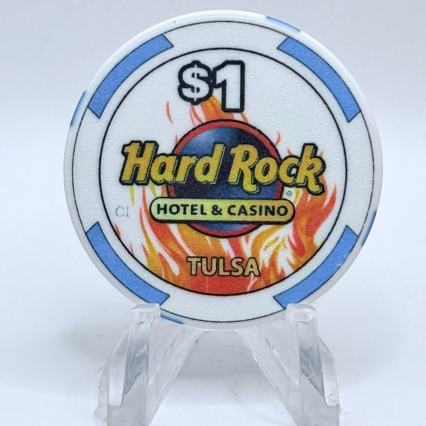 Hard Rock Hotel Casino Tulsa Catoosa Oklahoma 2009 Series 1 $1 Casino Chip