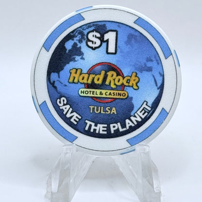 Hard Rock Hotel Casino Tulsa Catoosa Oklahoma 2009 Series 1 $1 Casino Chip
