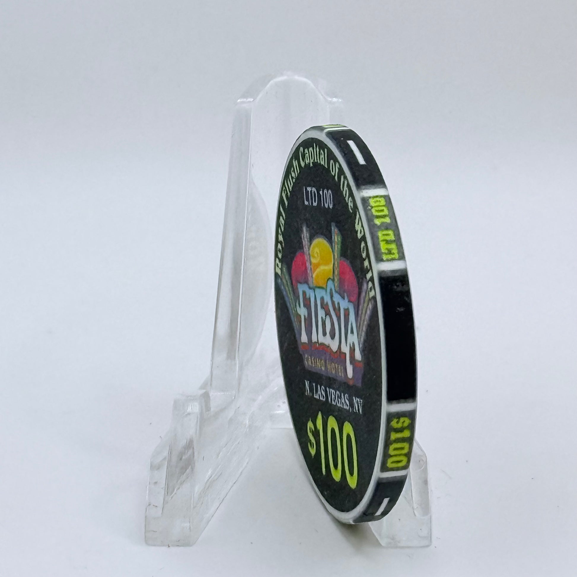 Fiesta Rancho N. Las Vegas Nevada 1999 'Last Chip Of The Millennium' LE $100 Casino Chip V4130