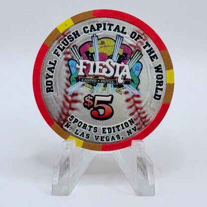 Fiesta Rancho N. Las Vegas Nevada 1999 'Danny 'Little Red' Lopez' LE $5 Casino Chip V2406