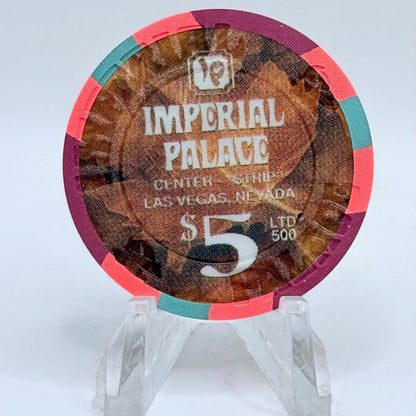 Imperial Palace Las Vegas Nevada 2006 'Thanksgiving' LE $5 Casino Chip E5759