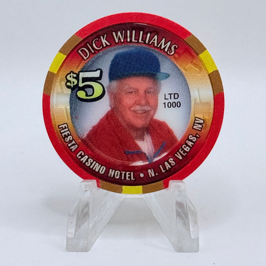 Fiesta Rancho N. Las Vegas Nevada 1998 'Dick Williams' LE $5 Casino Chip V2408