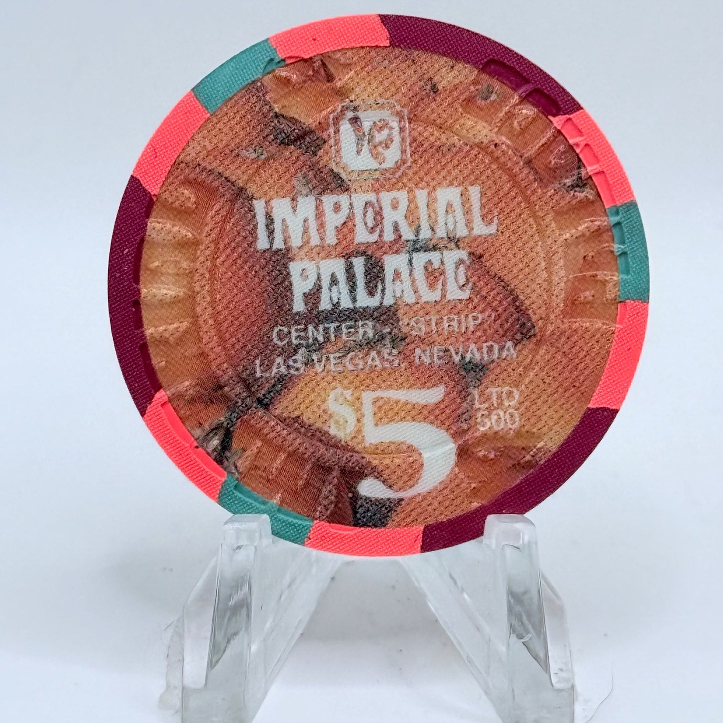 Imperial Palace Las Vegas Nevada 2006 'Thanksgiving' LE $5 Casino Chip E5760