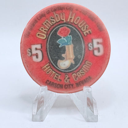 Ormsby House Carson City Nevada 1996 $5 Casino Chip N8930