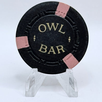 Owl Bar Yerington Nevada 1956 $5 Casino Chip N3292
