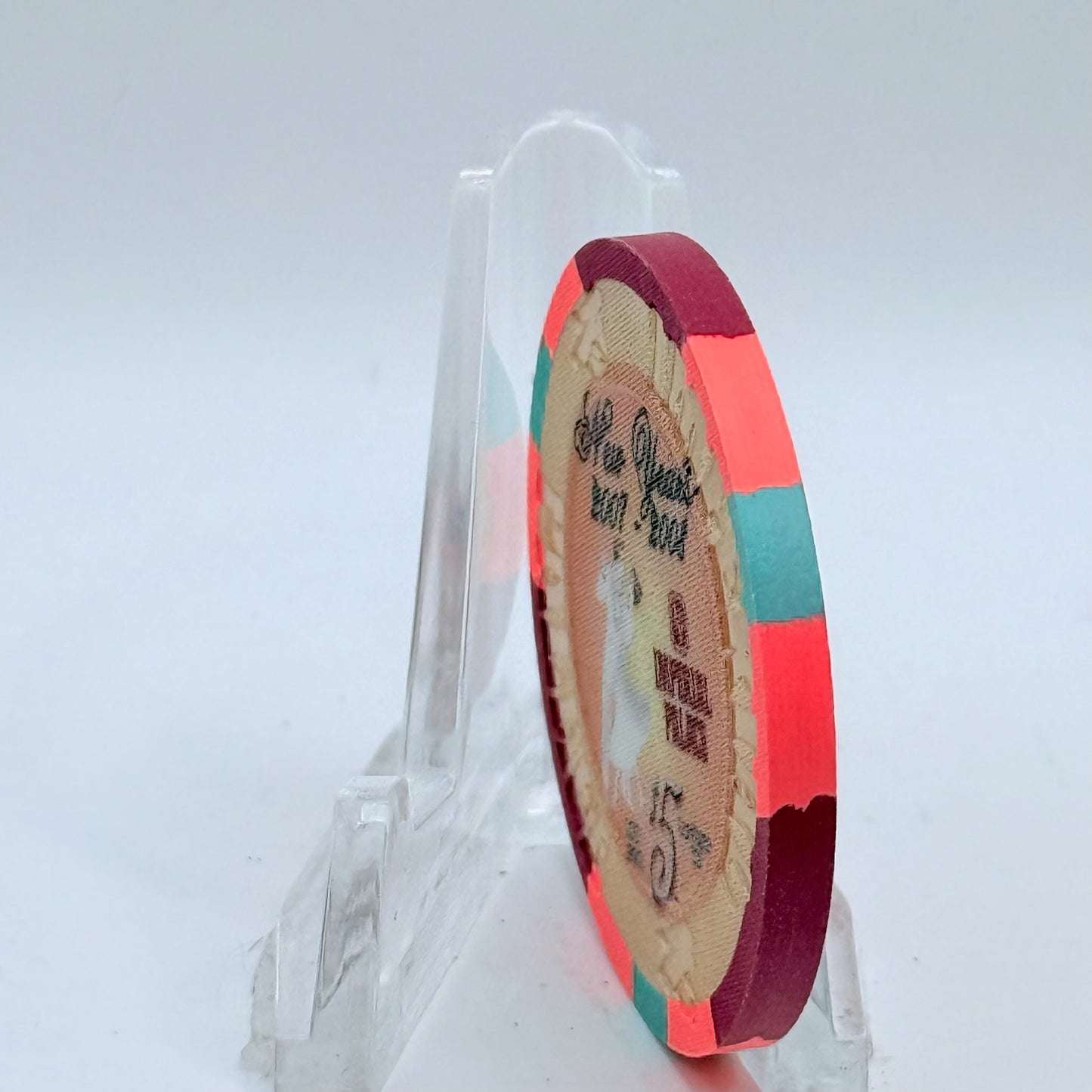 Imperial Palace Las Vegas Nevada 2008 'Happy New Years' LE $5 Casino Chip E8095