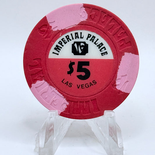 Imperial Palace Las Vegas Nevada 1980 $5 Casino Chip N7154