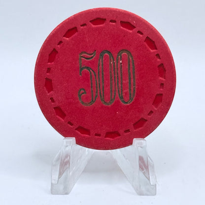 The Pacific Club Honolulu Oahu $500 Casino Chip