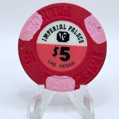 Imperial Palace Las Vegas Nevada 1980 $5 Casino Chip N7154