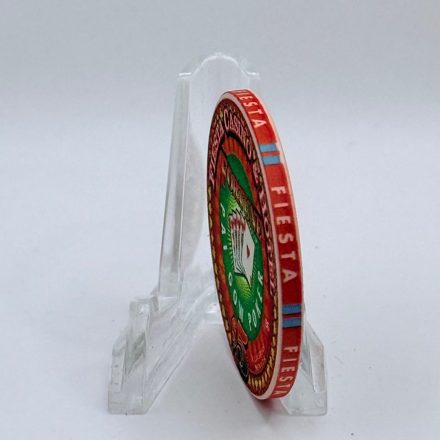 Fiesta Rancho N. Las Vegas Nevada 2002 'Fortune - Pai Gow Poker' LE $5 Casino Chip V8438