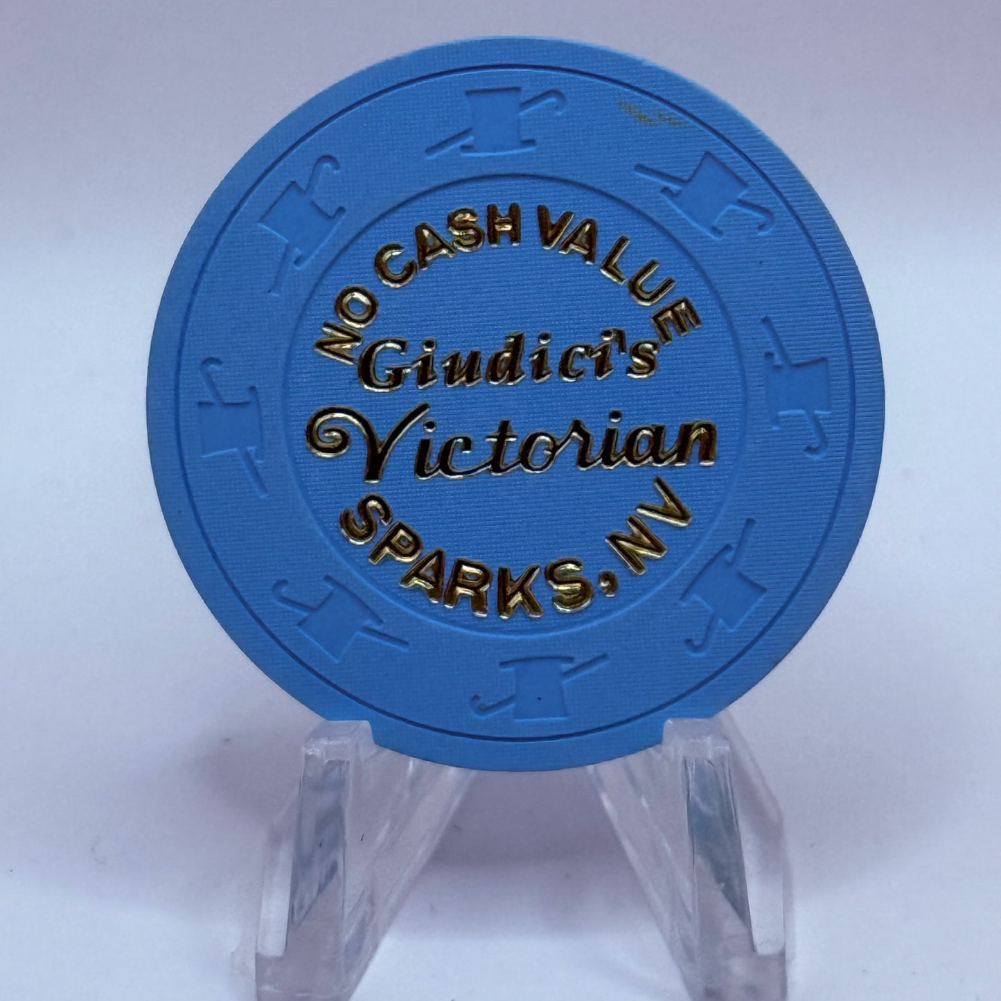 Giudici's (Victorian Gambling Hall) Sparks Nevada NCV Casino Chip E7414