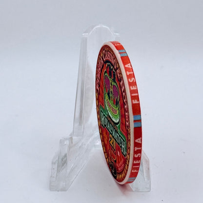 Fiesta Rancho N. Las Vegas Nevada 2002 'Royal Match 21' LE $5 Casino Chip V8441