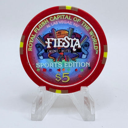 Fiesta Rancho N. Las Vegas Nevada 1997 'Sam Jethroe' Series 4 LE $5 Casino Chip N9643