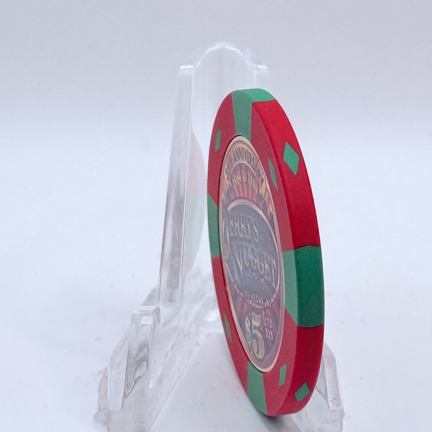 Jerry's Nugget N. Las Vegas Nevada 1999 '35th Anniversary' LE $5 Casino Chip V5122