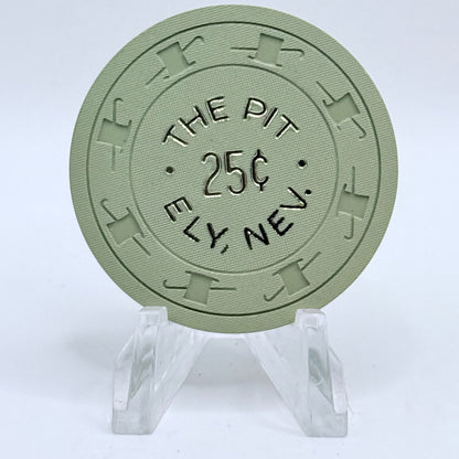 The Pit Ely Nevada 1950s $0.25 Casino Chip N3960