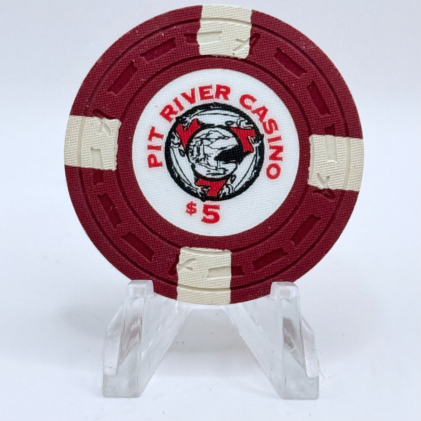 Pit River Casino Burney California $5 Casino Chip