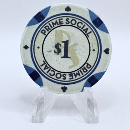 Prime Social Club Houston Texas 2018 $1 Casino Chip
