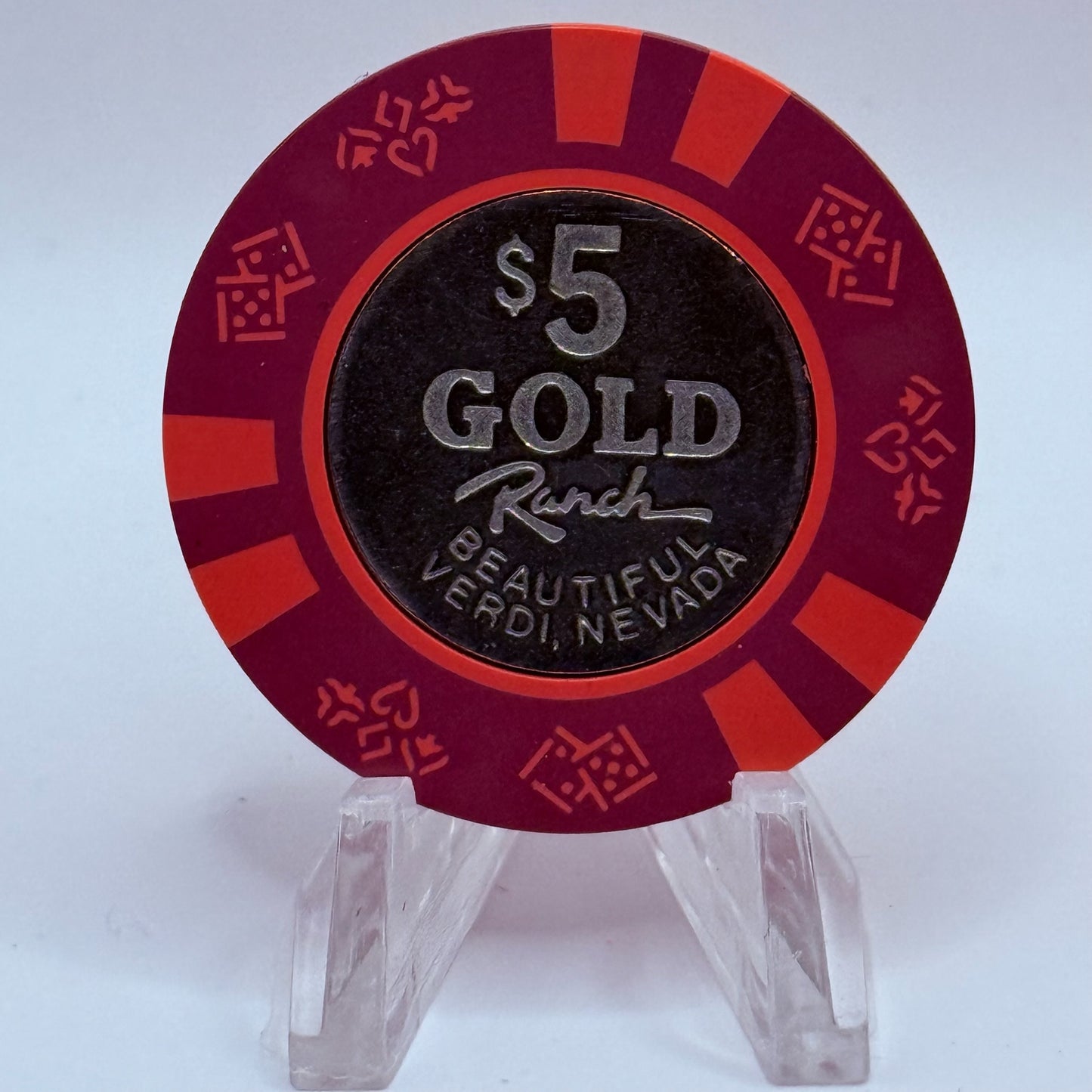 Gold Ranch Verdi Nevada 1987 $5 Casino Chip N7266