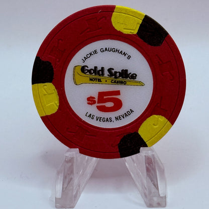 Gold Spike Las Vegas Nevada 1997 $5 Casino Chip N9807