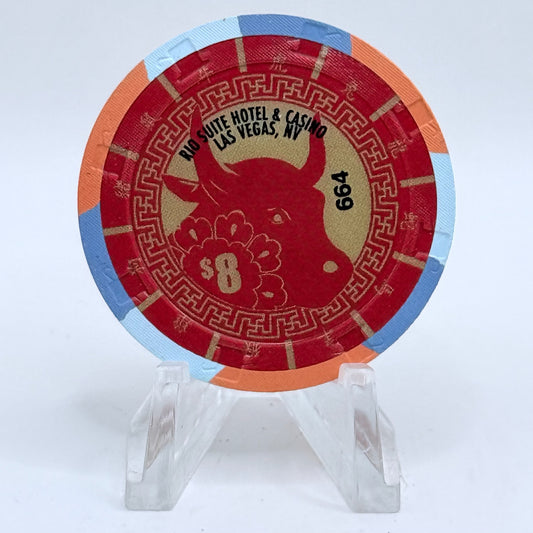 Rio Las Vegas Nevada 2009 'Year Of The Ox' LE $8 Casino Chip E8284