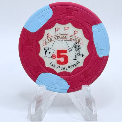 Las Vegas Club Las Vegas Nevada 1990s $5 Casino Chip N1211